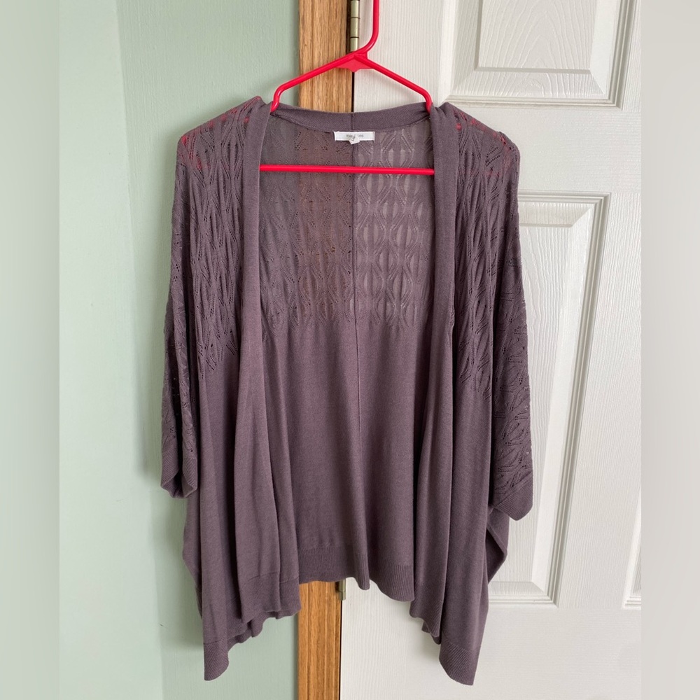 Purple Maurice’s Peasant Cardigan